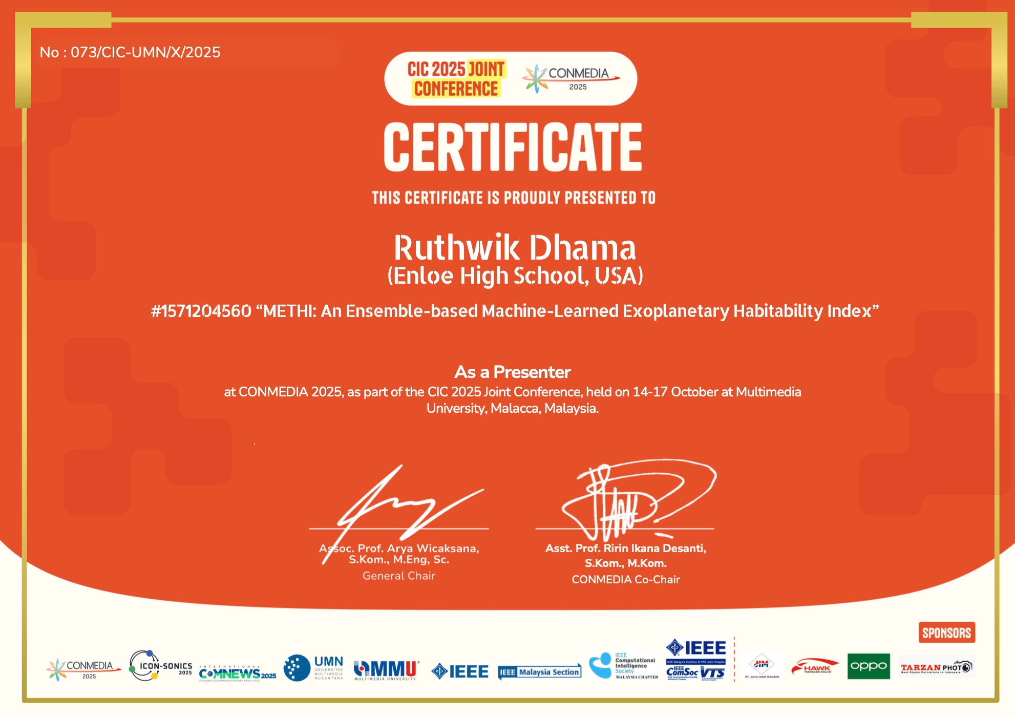 CIC 2025 Joint Conference